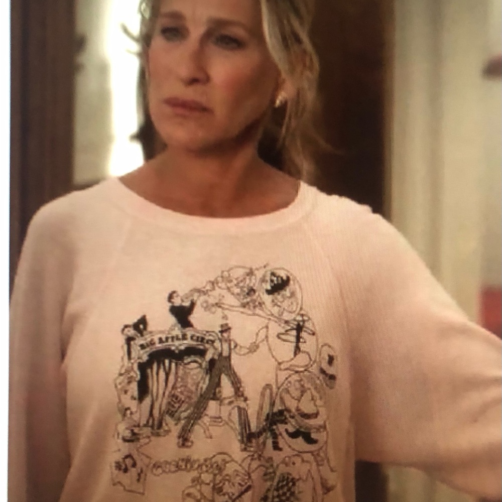 Graphic Sweatshirt Big Apple Circus pink XS